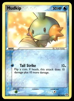 Pokemon TCG Emerald #56/106 Mudkip NM - Image 1