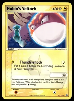 Pokemon TCG Delta Species #71/113 Holon's Voltorb NM - Image 1