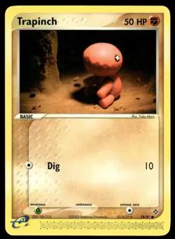 Pokemon TCG Dragon #78/97 Trapinch NM - Image 1