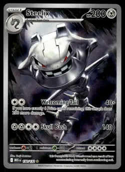 Pokemon TCG ME01: Mega Evolution #150/132 Steelix NM - Image 1