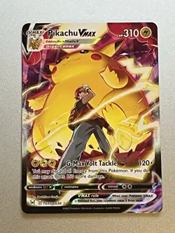 Pokemon TCG Lost Origin Pikachu VMAX TG17/TG30 - Image 1