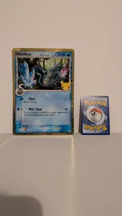Pokemon Celebrations 25th Anniversary Mimikyu Jumbo Card - Image 3