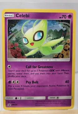 Celebi - SM224 - SM Black Star Promo Pokemon Card TCG SM Promo - Image 1