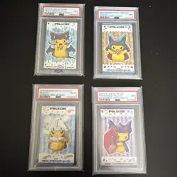 PSA 9 Poncho Pikachu business card Set of 4 Promo 2016 Pokemon Card Japanese - Image 3