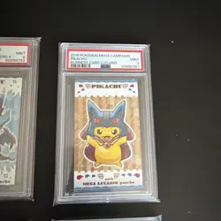 PSA 9 Poncho Pikachu business card Set of 4 Promo 2016 Pokemon Card Japanese - Image 5