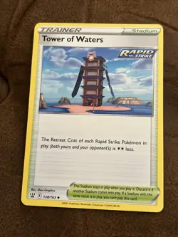 Tower of Waters/ Korinas Focus 138, 128 Pokemon Card TCG Trainer Cards - Image 2