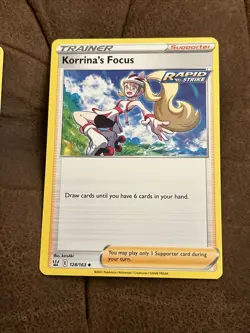 Tower of Waters/ Korinas Focus 138, 128 Pokemon Card TCG Trainer Cards - Image 3