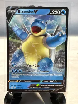 Blastoise V - SWSH101 - Pokemon Sword & Shield Promo Ultra Rare Holo Card NM/LP - Image 2