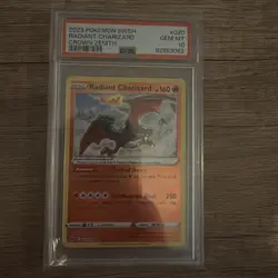 Pokemon Cards - PSA 10 Radiant Charizard 020/159 - Crown Zenith - GEM MT - Image 1
