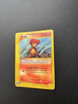 Pokemon Card Expedition Base Set E Series Magby Reverse Holo 52/165 WOTC - Image 4