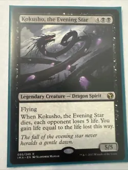 MTG Kokusho, the Evening Star Iconic Masters Regular Card - Image 1
