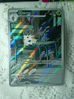 Pokemon 3 Card Lot: Mega Skarmory EX Mega Starmie EX, Spewpa Illustration Rare - Image 4