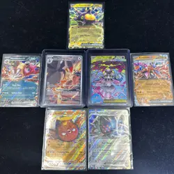 Pokemon Ascended Heroes 7 Card Lot! Illustration Rare + Mega Attack Rare + DR - Image 1