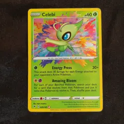 Pokemon Card TCG - Celebi 009/185 Amazing Rare Vivid Voltage Near Mint - Image 1