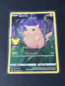 Pokemon TCG Pikachu Card 05/25 Celebrations 25th Anniversary Edition - Image 3