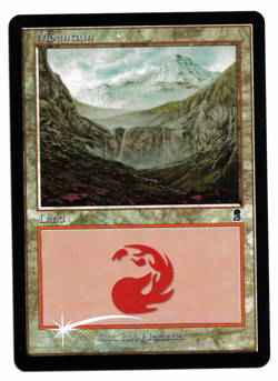 Magic the Gathering MTG Card: Mountain FOIL 345/350 Odyssey! - Image 1