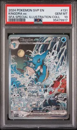 Kingdra EX Promo 131 Scarlet and Violet Promo Card PSA 10 - Image 1