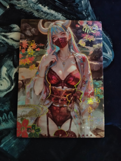 Cute Waifu Style Anime Card - Nice Collectable! SUPER RARE - Image 1