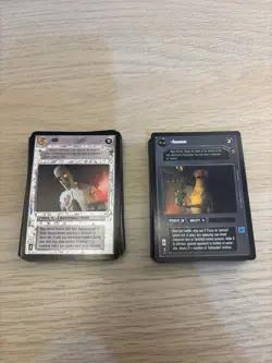 Decipher Star Wars CCG Jabba's Palace's Rare cards x73 no duplicates - Image 1