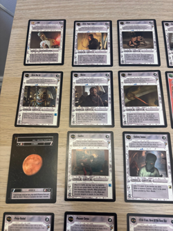 Decipher Star Wars CCG Jabba's Palace's Rare cards x73 no duplicates - Image 3