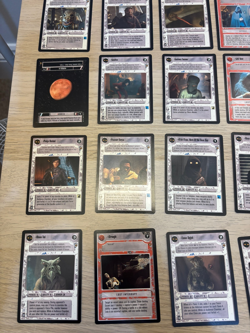 Decipher Star Wars CCG Jabba's Palace's Rare cards x73 no duplicates - Image 5