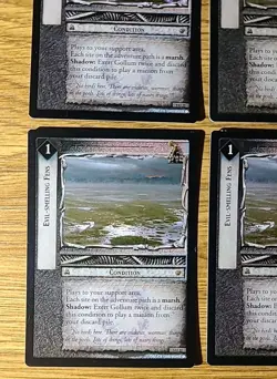 LOTR TCG Lot of (4) Evil Smelling Fens 5U22 Regular Cards. LP/NM Condition - Image 5