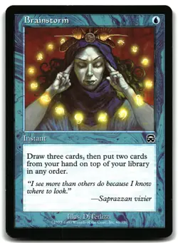 Brainstorm 61 Magic_the_gathering Mercadian Masques - Image 1