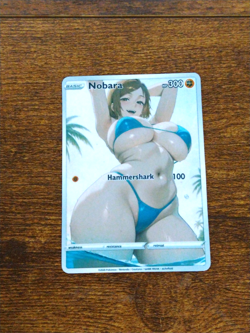 Beautiful Waifu Card - Nobara Beach Goddess ACG Custom DIY Fan Art Card - Image 1