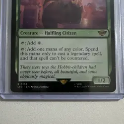 Magic: The Gathering Delighted Halfling LOTR Rare Green Creature 0158 - Image 4