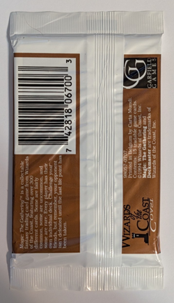 MTG - Revised Booster Pack - Magic the Gathering, Factory Sealed 1994 - Image 2