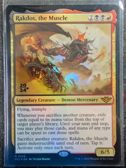 Rakdos, the Muscle - Foil Prerelease - Outlaws of Thunder Junction (MTG) - Image 1