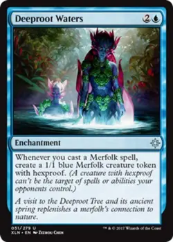 4x Deeproot Waters NM-Mint, English Ixalan MTG Magic - Image 1