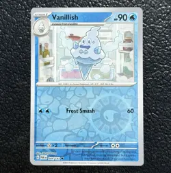 2023 Pokemon Card - Vanillish - 044/182 - SV04: Paradox Rift - Reverse Holo - Image 1