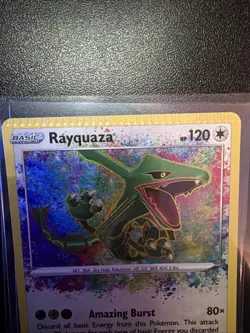 Pokemon Rayquaza 138/185 Vivid Voltage Crimped Card - Image 2