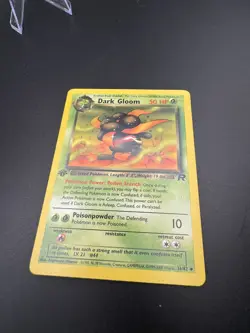 Pokemon TCG Team Rocket #36/82 Dark Gloom 1st Edition LP - Image 4