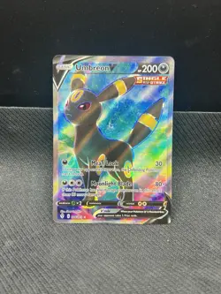 Umbreon V Full Art 188/203 Swsh07: Evolving Skies Holo Pokemon Card TCG - Image 1