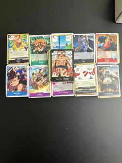 One Piece 1000 Card Bulk Mix (English C/UC/R/L) with White Beard Don!! card. - Image 4