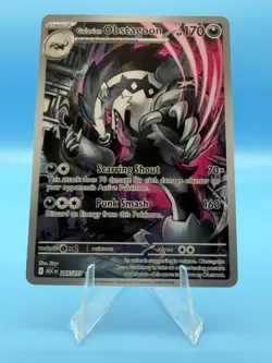 Pokemon TCG Galarian Obstagoon 245/217 ASC Rare Stage 2 Hero 170HP English - Image 1