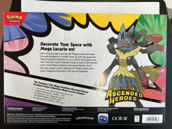 Pokemon TCG Ascended Heroes Mega Lucario Premium Poster Collection Sealed OVP - Image 2