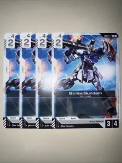 GD01-077 Strike Gundam X4 Playset Gundam Card Game TCG CCG English - Image 1