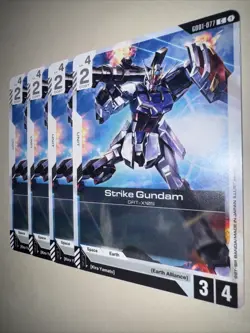 GD01-077 Strike Gundam X4 Playset Gundam Card Game TCG CCG English - Image 3