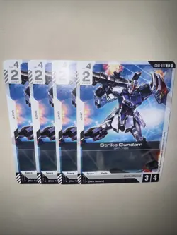 GD01-077 Strike Gundam X4 Playset Gundam Card Game TCG CCG English - Image 5