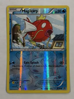 Pokemon MAGIKARP Card 19/98 Reverse Holo Common LP Ancient Origins Light Play - Image 1