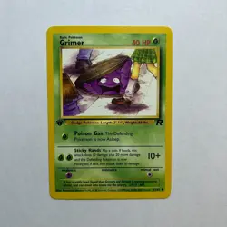 GRIMER 57/82 1ST EDITION TEAM ROCKET LP-NM VINTAGE WOTC POKEMON - Image 1