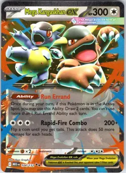 MEGA KANGASKHAN EX 104/132 MEGA EVOLUTION POKEMON NM/M - Image 1