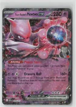 Pokemon Team Rocket's Mewtwo ex #079/217 ME: Ascended Heroes Near Mint or Better - Image 1