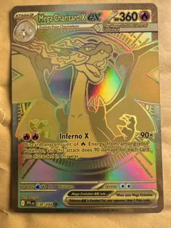 Mega Charizard X Ex 130/094 Phantasmal Flames Hyper Rare Pokemon TCG Mint - Image 1