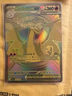 Mega Charizard X Ex 130/094 Phantasmal Flames Hyper Rare Pokemon TCG Mint - Image 2