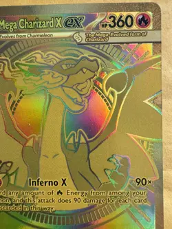 Mega Charizard X Ex 130/094 Phantasmal Flames Hyper Rare Pokemon TCG Mint - Image 5