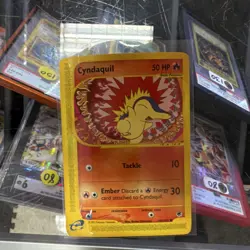Pokemon TCG Cyndaquil Expedition Base Set 105/165 Regular Common 50 HP 2002 NM-M - Image 1